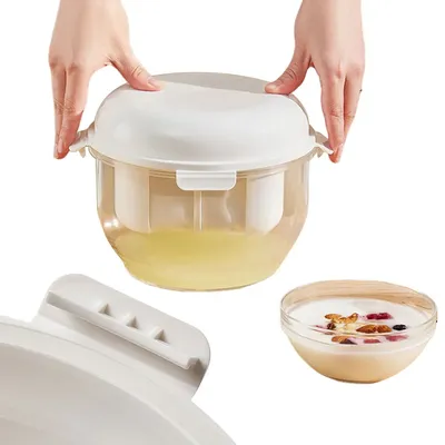 3L Yogurt Strainer Water Draining Fine Mesh Strainer Reusable Yogurt Cheese Maker Machine