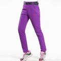 Per donna Pantaloni da escursionismo Estate Esterno Impermeabile Antivento Delicato sulla Pelle Asciugatura Rapida Pantaloni Lilla Nero Elastene Campeggio / Escursionismo Caccia Pesca S M L XL XXL