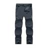 pantaloni da trekking ad asciugatura rapida da uomo pantaloni da trekking elasticizzati da montagna da trekking blu navy, 32