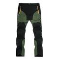 Per uomo Pantaloni da escursionismo Patchwork Estate Esterno Impermeabile Antivento Asciugatura Rapida Leggero Pantaloni Verde militare Blu marino scuro Campeggio / Escursionismo Caccia Pesca S M L