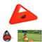 40 triangoli dischi coni delimitatori spazio allenamento calcio triangolari