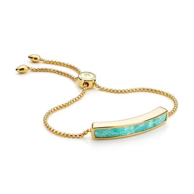 Gold Baja Bracelet Amazonite