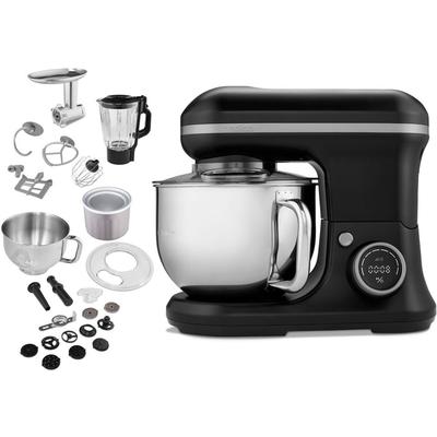 MEDION Küchenmaschine "MD 18442 8 Geschwindigkeitsstufen, schwarz", schwarz, B:39cm H:35,4cm T:23cm, Küchenmaschinen, schwarz Image