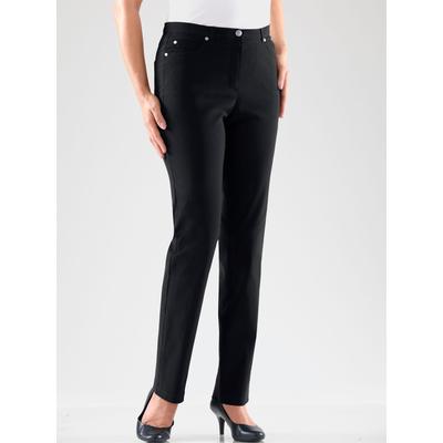 5-Pocket-Hose STEHMANN, Damen, Gr. 20, Kurzgrößen, blau (marine), 72% Viskose, 25% Polyamid, 3% Elasthan, unifarben, lang, Hosen 5-Pocket-Hose Image