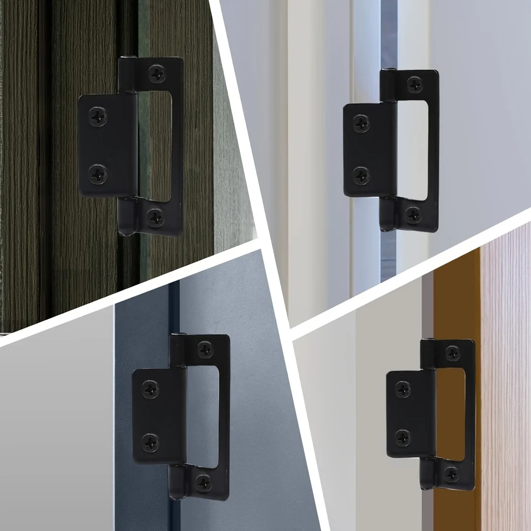 Cerniera resistente con cerniera non mortaise da 10 pezzi per cerniera per scatola di legno per mobili, cerniere per porte interne con viti di montaggio