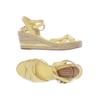 Tommy Hilfiger Damen Sandale, Gr. 36, gelb, Leder