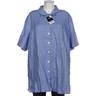 Ulla Popken Damen Bluse, Gr. 50, blau, Leinen