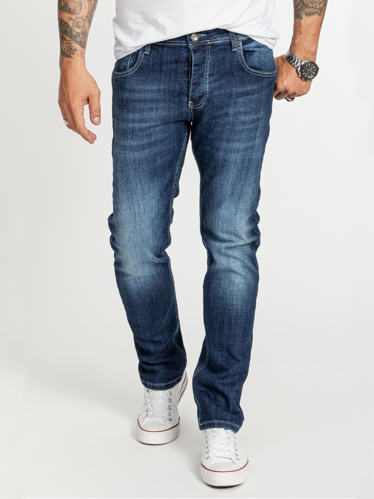 Rock Creek Jeans Blau Image