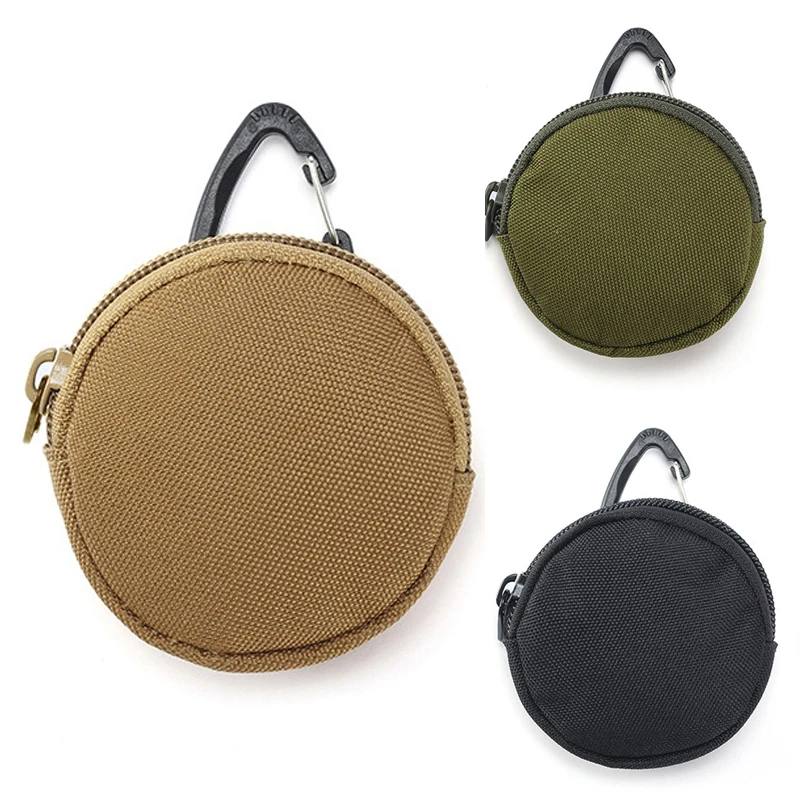 Taktische EDC Männer Schlüssel Brieftasche Tasche Outdoor USB Kabel U-Disk Kopfhörer Lagerung Tasche für AirPods Freebugs Kopfhörer schutzhülle Image