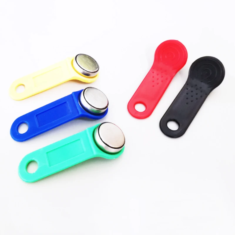 10 Stück TM1990A Dallas iButton TM Touch-Speicherkarte Schlüsselanhänger DS1990A F5 Nur-Lese- und für die Zugangskontrolle, elektronisches Schloss Image