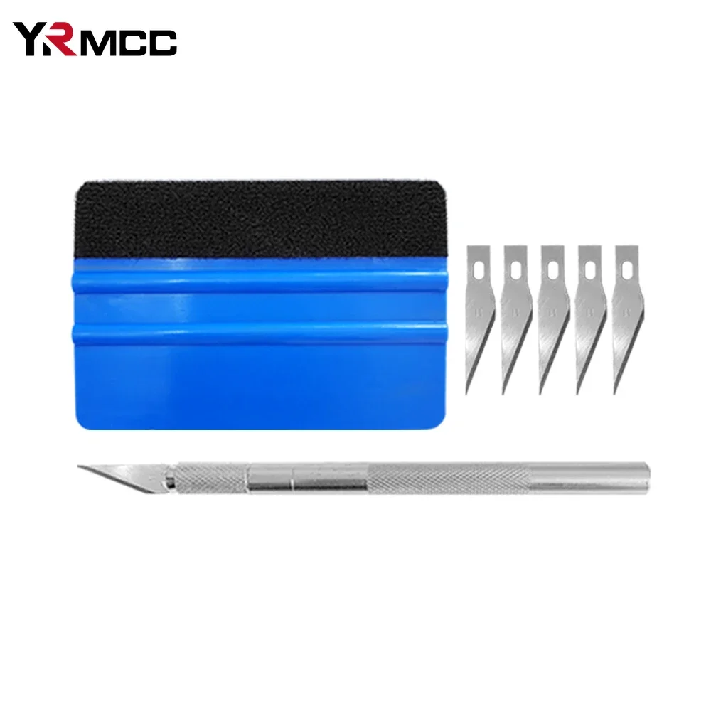 Auto Waschen Liefert Rakel Auto Vinyl Film Wrap Rakel Schaber Auto Fenster Tönung Werkzeuge Selbst-Kleber Entferner Autos Zubehör Image