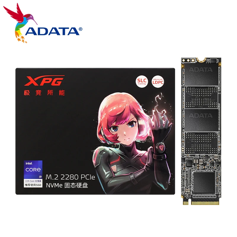 ADATA M.2 2280 PCIe Gen3x4 NVMe SSD Festplatte S20 256 GB 512 GB 1 TB 2 TB Original Solid State Drive XPG interne Festplatte für PC Image