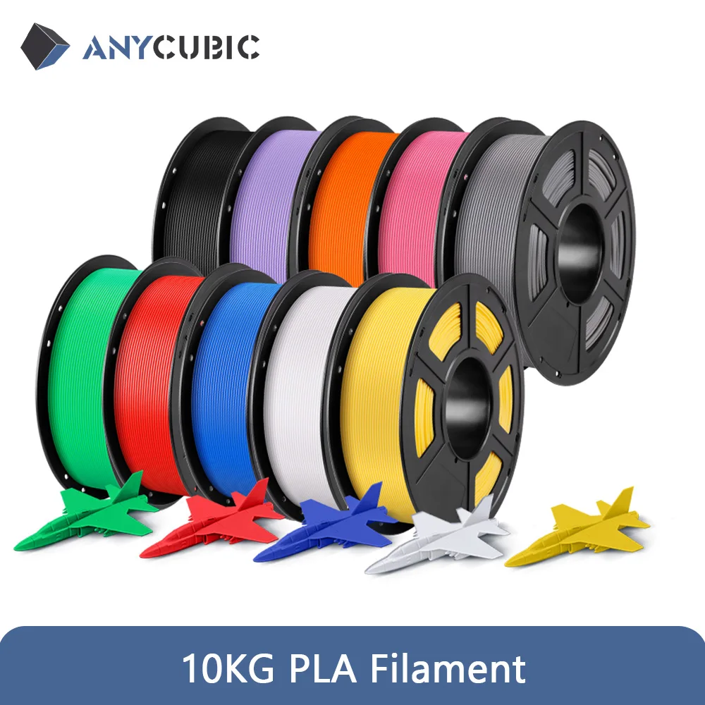 10 kg/los ANYCUBIC 1,75mm Kunststoff PLA Filament Für FDM 3D Drucker Verbrauchsmaterialien 3D Druck Material Für Kobra 2 Neo max Image