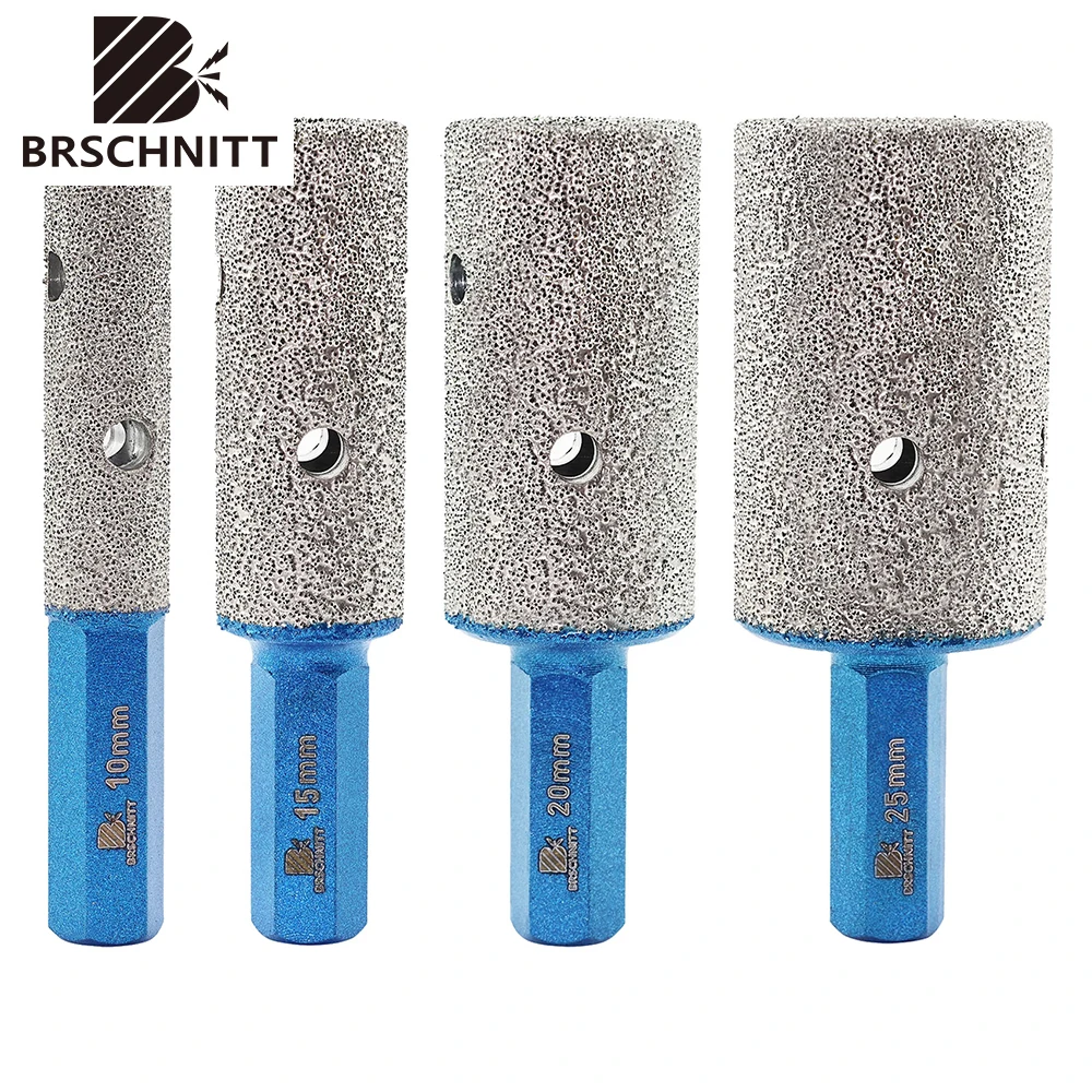 Brschnitt 1pc dia10/15/20/25mm Diamant fräser, die Keramik für Fliesen marmor Porzellan fliesen werkzeug vergrößern Image