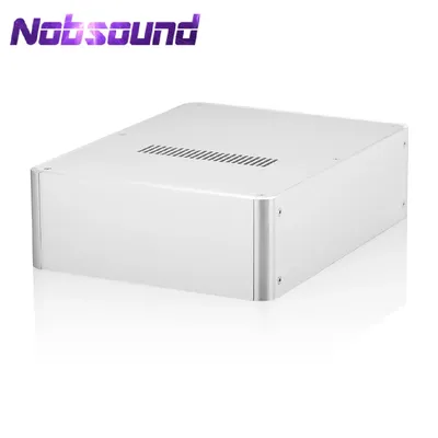 Nob sound hifi verstärker gehäuse aluminium chassis für diy verstärker gehäuse dac gehäuse Image