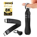 Cavo USB 4 Portachiavi portatile Cavo di ricarica USB C da 240 W Trasferimento dati 40 Gbps Thunderbolt 4/3 Display video 8K a 60 Hz per iPhone16
