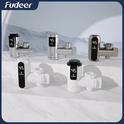 Fudeer 220V Water Heater Bathroom Accessories Electric Water Heater Kitchen Faucet Conector Instant Hot Water Tap Adapter