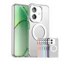 Per OPPO A40 Custodia Cover OPPO A40 Capas Nuova Armatura Antiurto Trasparente Ricarica Senza Fili Anulare Magnetico Opaco Fundas OPPO A40