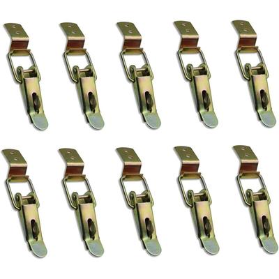 Memkey - 10 Stück geschlossener Hebel und Haken, Kippriegel, für Schublade, Hebelschloss, Image