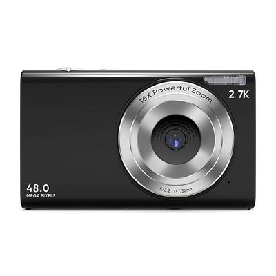 Digital Camera 4K Vlogging Camera 48Mp Digital Zoom Portable Point and Shoot Digicam with 32GB/64GB/128GB Memory Card Included