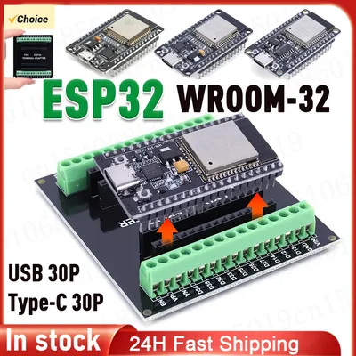 ESP32 Development Board CP2102 CH340C Wifi Bluetooth NodeMCU-32S Lua 30/38Pin Development Module CPU