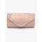 Champagnerfarbene Glitzer-Clutch für den Abend mit Plissee-Design – elegante Handtasche für Damen, perfekt für Hochzeiten, Partys und formelle Anlässe