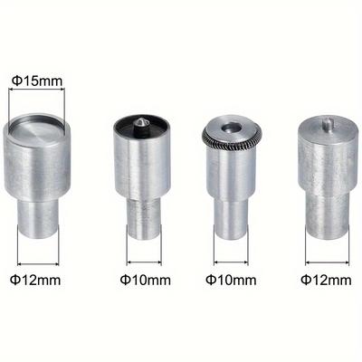 TEMU 1 Set Steel Snap Buttons Die Mold Kit, Manual Operation, Compatible With 831# Fastener Press Machine, 15mm Diameter Buttons Setter Replacement Tools Image