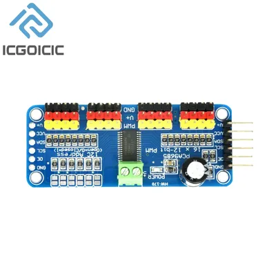 PCA9685PW 16 Kanal 12-Bit PWM Servo Shield Treiber I2C Schnittstelle PCA9685 Modul für Raspberry Pi Image