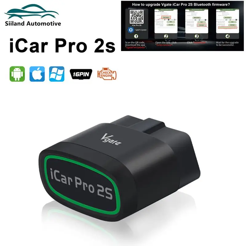 Neue vgate icar pro 2s elm327 bluetooth 5,3 für android/ios/pc obd2 auto diagnose tool elm 2,3 aktualisiert obd 2 v2.0 auto scanner Image