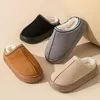 Plattform Flauschige Hausschuhe Frauen Haus Wohnungen Mode Plüsch Winter Designer Schuhe Damen Hause Elegante Casual Schuhe Große Größe