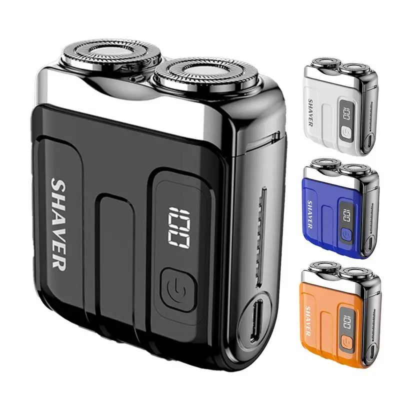 Herrenrasierer zum Rasieren, elektrischer Hochgeschwindigkeits-Gesichtsrasierer, Bartschneider, tragbarer Bartrasierer, Nass- und Trockenrasur, wiederaufladbarer Rasierer Image