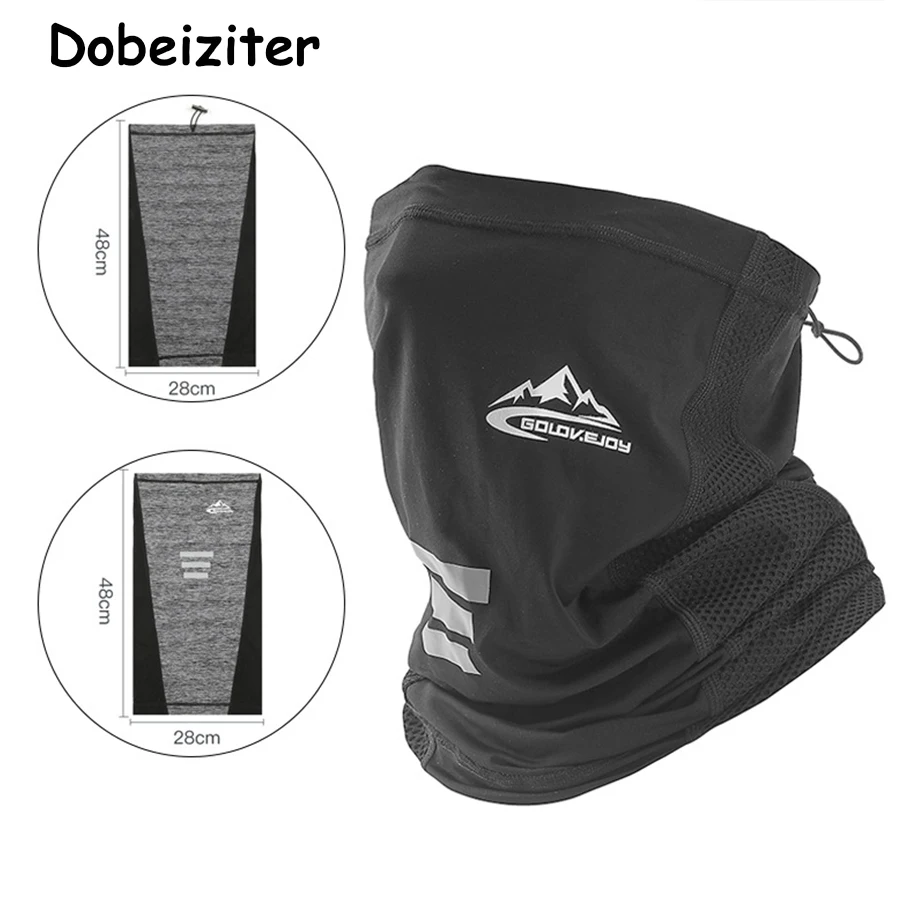 Radfahren Gesichts maske absorbieren Schweiß atmungsaktiv Angeln Training Sport Gesicht Schal Hals Gamasche Sommer Gesicht Bandana Image