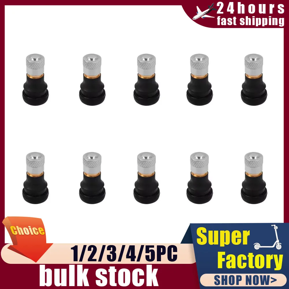 1/2/6/10 PCS Vakuum Reifen Düse Tubeless Reifen Gas Ventil Für Ninebot Max G30 G30D für Xiaomi M365 Pro Pro 2 1S Elektrische Roller Image