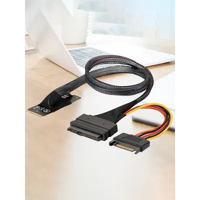 M.2 M-Key auf U.2 SFF-8639 Schnittstellenadapterkabel für 2,5 Zoll NVMe SSD Festplatte M2 auf U.2 Kabel Computerteile Image