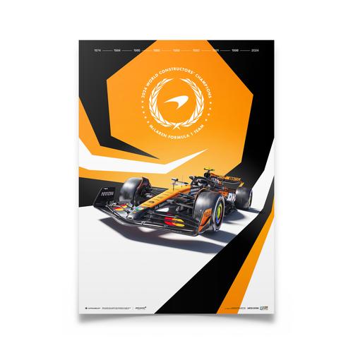 McLaren Konstrukteursweltmeister 2024 – Poster