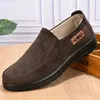 Neue alte Peking-Stoffschuhe, Herrenschuhe, atmungsaktive Herrenschuhe, weiche Sohle, rutschfest, lässig, große Größe 48, Sport