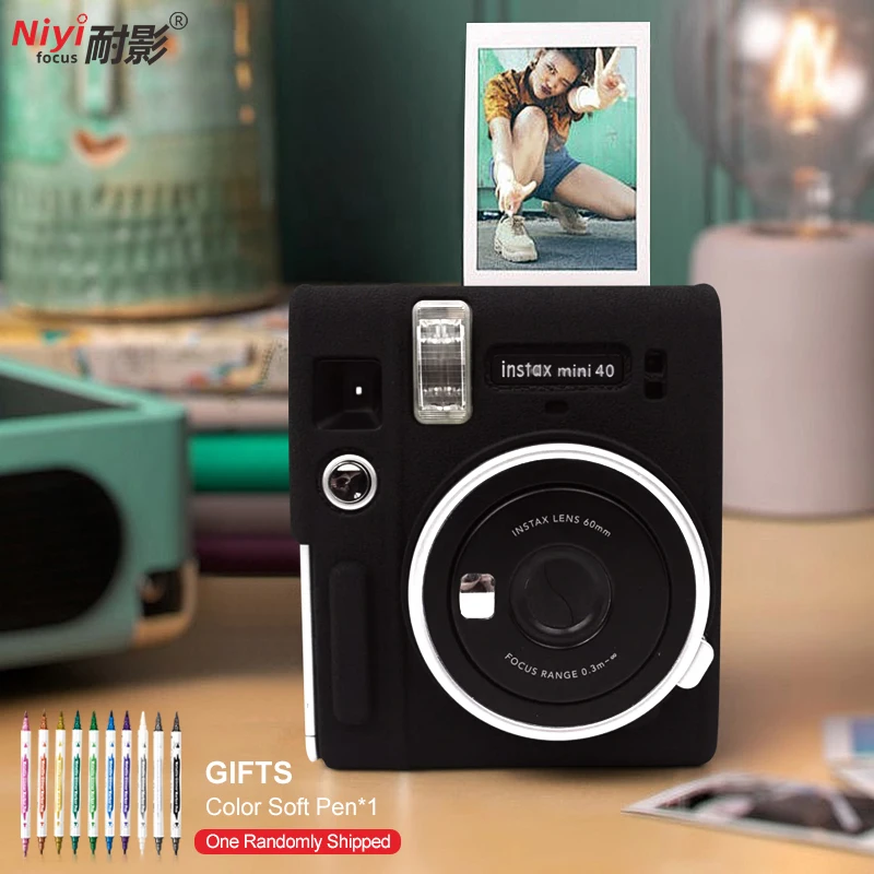 Mini 40 Kamera tasche weiches Silikon gehäuse wasserdichter Kamera taschen schutz für Fujifilm Instax Mini 40 staub dichte Mode Image