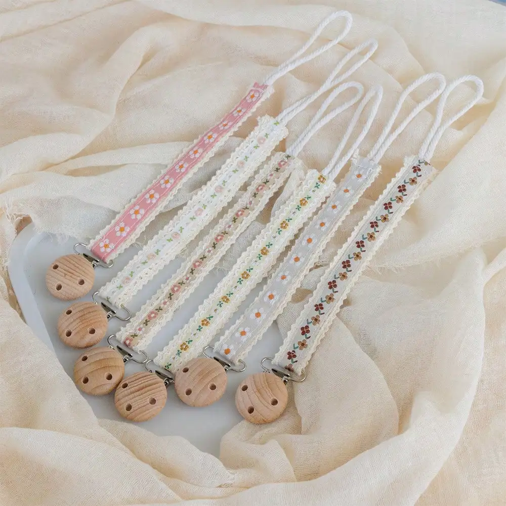 Baby, Kleinkind Schnuller Clips für Neugeborene Zahnen Schnuller Kauen Schnullerketten Mädchen Junge Baby Zubehör Baby Geburtstag Geschenk Image