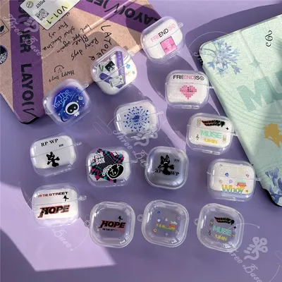 Hülle für Samsung Buds 3 Pro jin jimin jHope Samsung Buds 2 pro Cover Rm V Buds FE Buds Live Portable Soft ShockProof Protective Image