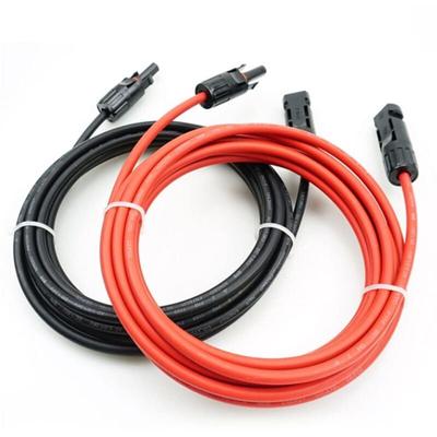 Solarpanel-Verlängerungskabel, 4 mm² PV-Kabel mit Buchse und Stecker für Photovoltaikanlagen für Image
