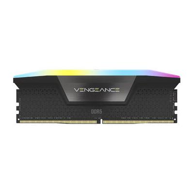 CORSAIR Used 64GB VENGEANCE RGB DDR5 6400MT/s DIMM Memory Kit (Black, 2 x 32GB) CMH64GX5M2B6400C32
