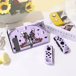 Twin Skeletons Schutzhülle für Switch oled, Soft TPU Slim Cover für Nintendo Switch Console, ns Game Access orie