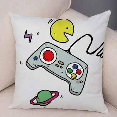 Spielzimmer gedruckt Kissen bezug Sofa Kissen bezug einfache Kissen bezug Dekor Wurf kissen Kinder Image