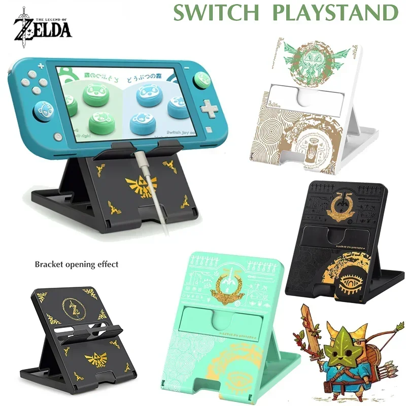Zeldaes Tears of The Kingdom Switch Ständerhalterung für Nintendo Switch OLED NS Halter Verstellbarer Ständer Spielkonsolenzubehör Image
