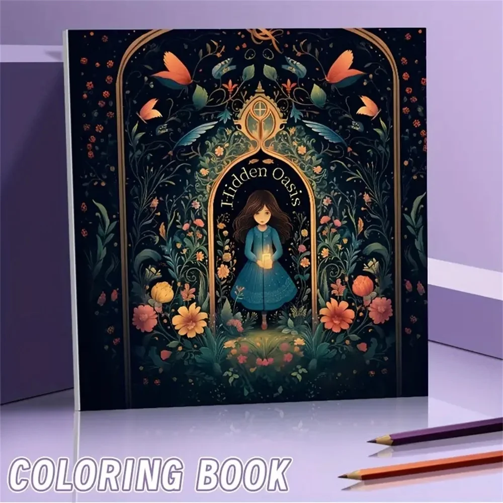 1pc Kunst Malbuch 22 Seite Mal bücher Geschenk für Geburtstags feier entlasten Stress Tötung szeit Graffiti Malerei Zeichnung Kunstbuch