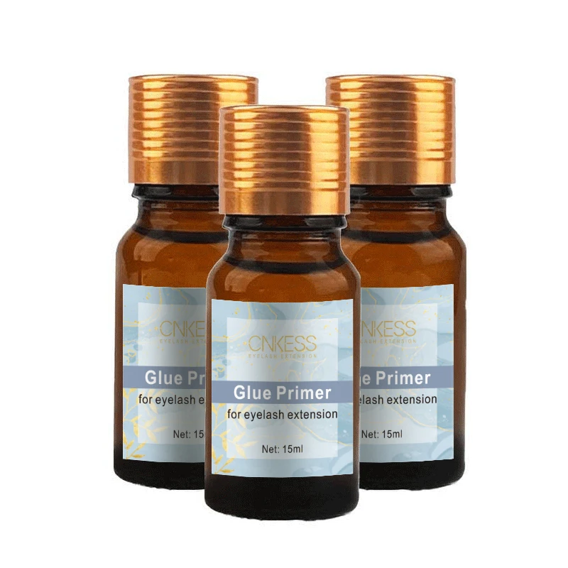 Cnkess Großhandel 15ml Wimpern kleber auf Wasserbasis benutzer definierte Großhandel besten Wimpern primer für Wimpern verlängerung falsche Wimpern Werkzeuge Image