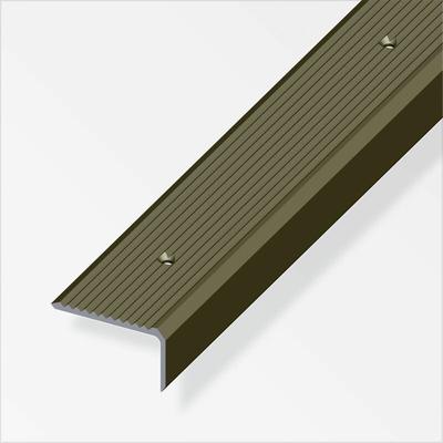 Treppenprofil 1 m, 41 x 23 mm Aluminium eloxiert bronze Treppenprofile - Alfer