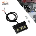 2013-2023 Moto licence 3 LED Mini plaque lumineuse pour Yamaha MT-07/FZ-07 Moto plaque d'immatriculation lumière lampe décorative