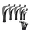 Golf Head Cover Set 5 Pieces Golf Hybrid Headcover Dustproof Protective Club Covers Anti-Slip Wood