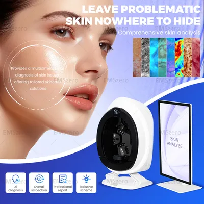 Latest Professional Intelligent Magic Mirror Facial Scanner Skin Diagnosis 3D Facial Skin Analyzer